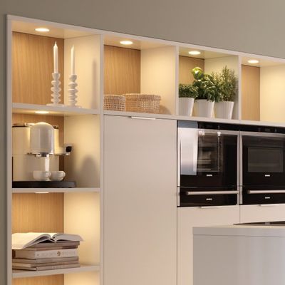 2700K-6500K Color Temperature Round Touch Switch LED Under Cabinet and Furniture Light