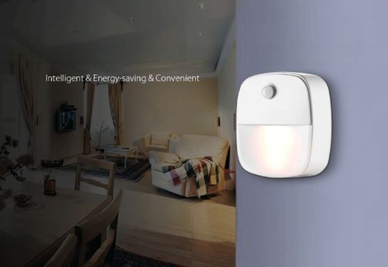 Metal ABS Battery Operated LED Motion Sensor Night Light for Customizable Settings