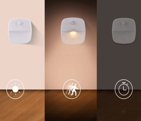 Metal ABS Battery Operated LED Motion Sensor Night Light for Customizable Settings