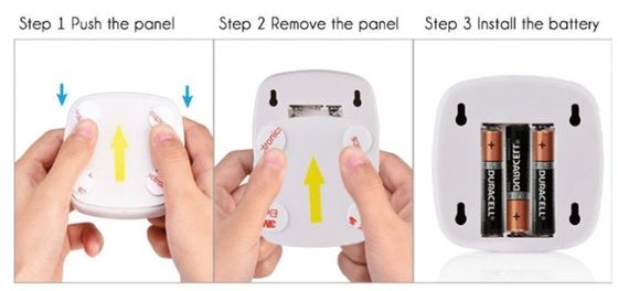 Metal ABS Battery Operated LED Motion Sensor Night Light for Customizable Settings