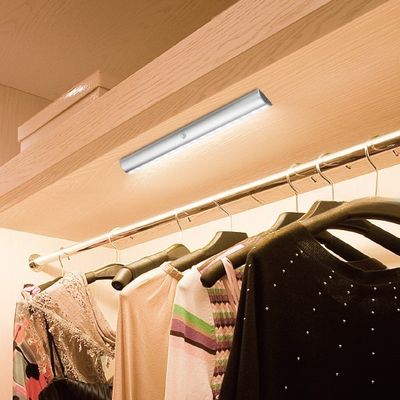 Energy Saving 1.2W Wattage 12V Motion Sensor Cabinet Light for Wardrobe Closet Kitchen