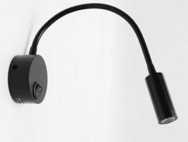 Convenient USB Charging Port Flexible LED Wall Reading Light for Hotel Guests