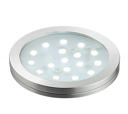 12V DC Aluminum Round LED Display Light for Furniture Cabinet No Switch Technology