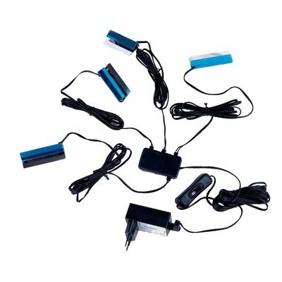 Modern Design Style LED Glass Display Showcase Light with Iron Clip Glass Shelf Light