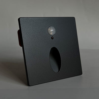 Easy Mount Stairwell Lighting Luxury Indoor SS Panel Magnetic Mounted PIR Motion Sensor