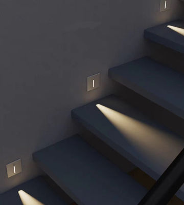 Easy Mount Stairwell Lighting Luxury Indoor SS Panel Magnetic Mounted PIR Motion Sensor