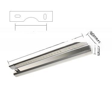 Stainless Steel 5W 7W IP44 LED Mirror Light for Bathroom Working Time hours 20000 CRI Ra 68