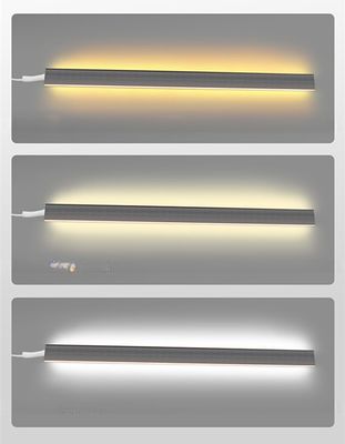 Lighting and Circuitry Design Aluminum Shelf Double Luminescence Glowing Showcase