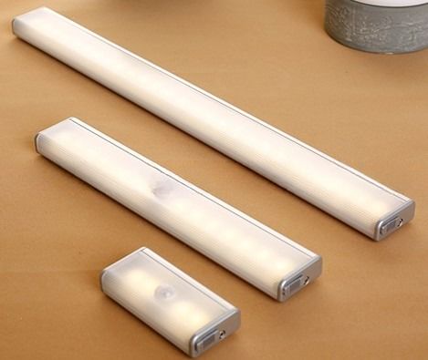 Portable Wireless Motion Sensor LED Night Light with Battery Operated Stick-on Design