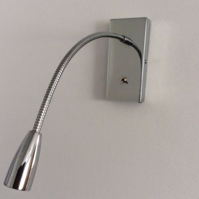 Hotel Bedside Wall Mounted Reading Lamp with Gooseneck and 20000 Working Hours