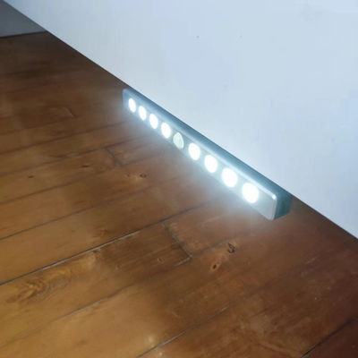 CE Certified 8 LED PIR Motion Sensor Mini Cabinet Light for Indoor Night Lighting Hotel