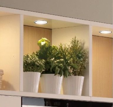 50lm/w Modern Design Surface Mounted LED Kitchen Round Under Cabinet Light with 12V Power