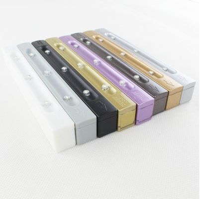 Vibration Inductive Switch LED IR Sensor Light for Wardrobe Cabinet and Drawer Silver Grey