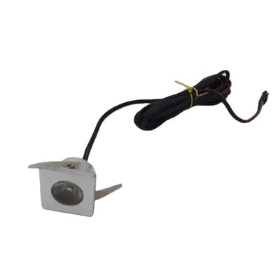 12V 1w/3w Silver Mini LED Recessed Cabinet Lights for Kitchen Closet Wardrobe Stylish