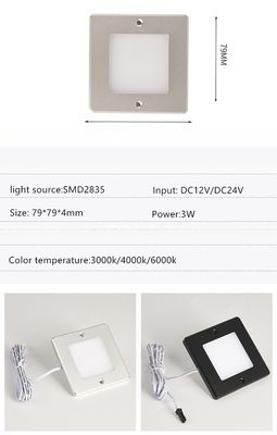 120lm Door Sensor PIR Sensor Under Cabinet Light for BLACK/GRAY Kitchen Wardrobe Home