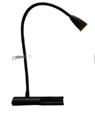 Hotel Room Bedside LED Reading Light with Adjustable Brightness and Flexible Arm