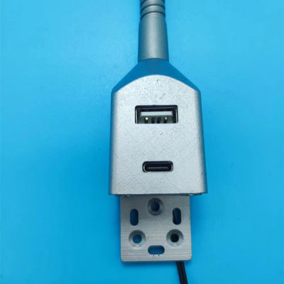 Switch Control LED Reading Light with Type-C and USB Port Modern Flexible Design