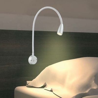 Electric Indoor Wall Mounted LED Bedside Reading Lamp 1W for 50000 Working Hours