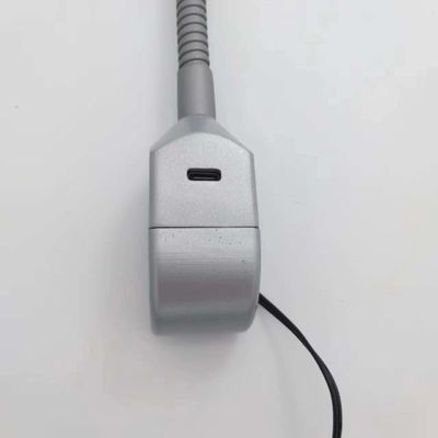 RV BOAT Gooseneck Reading Light with USB Charging and Plastic Shade 12V Bed Side Light