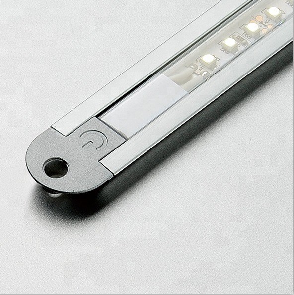 95lm/w Touch Sensor Switch Aluminium Slim LED Strip Profile Light for Wardrobe Closet