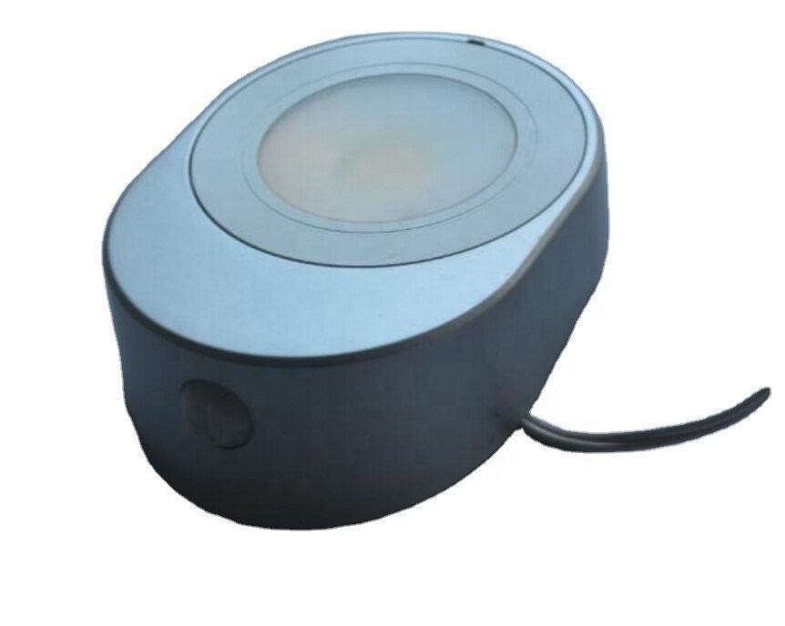 12V DC 3W Slim Round LED Under Kitchen Cabinet Light Cob with Down Shade Direction